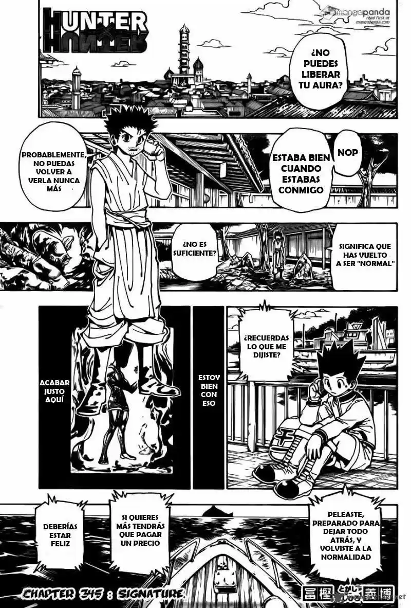 Hunter X Hunter (1998) - Capítulo 345 - Página 1 - LectorTMOo