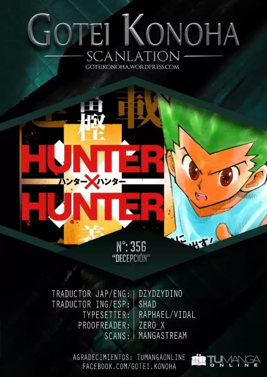 Hunter X Hunter (1998) - Capítulo 356 - Página 1 - LectorTMOo