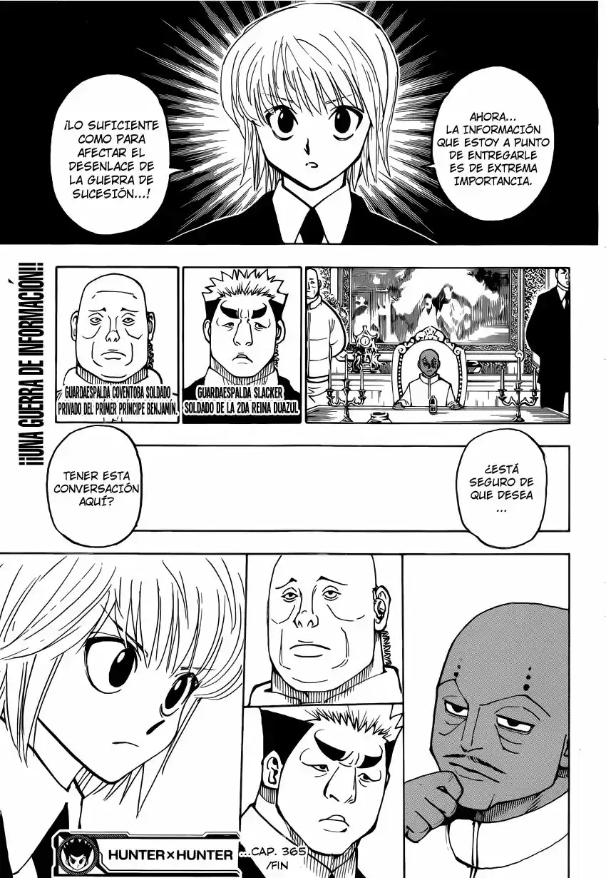 Hunter X Hunter (1998) - Capítulo 365 - Página 19 - LectorTMOo