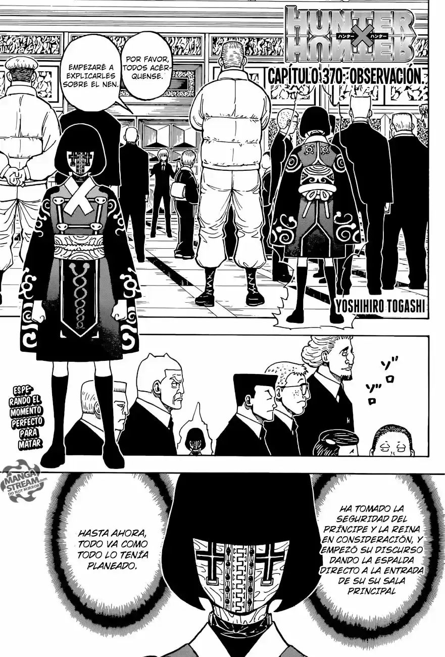 Hunter X Hunter (1998) - Capítulo 370 - Página 1 - LectorTMOo