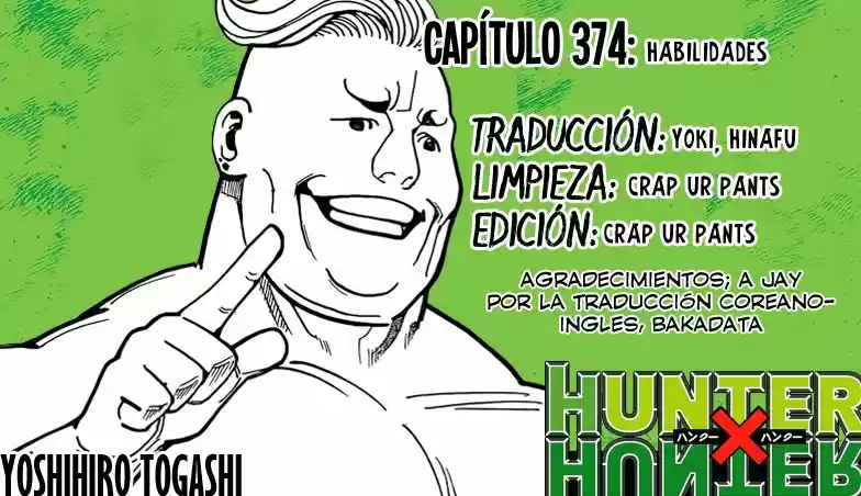 Hunter X Hunter (1998) - Capítulo 374 - Página 1 - LectorTMOo