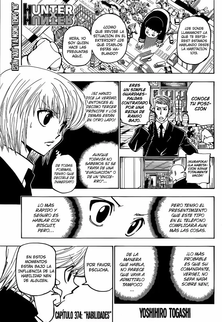 Hunter X Hunter (1998) - Capítulo 374 - Página 2 - LectorTMOo