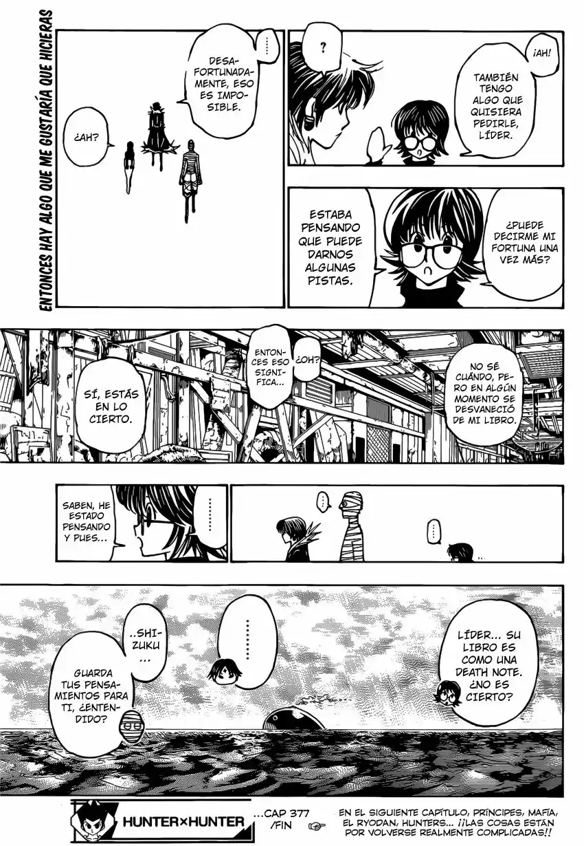 Hunter X Hunter (1998) - Capítulo 377 - Página 18 - LectorTMOo