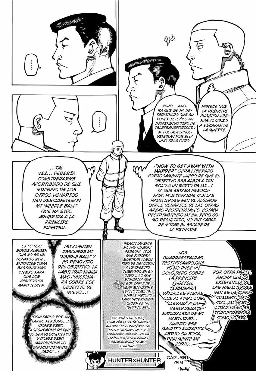 Hunter X Hunter (1998) - Capítulo 381 - Página 18 - LectorTMOo