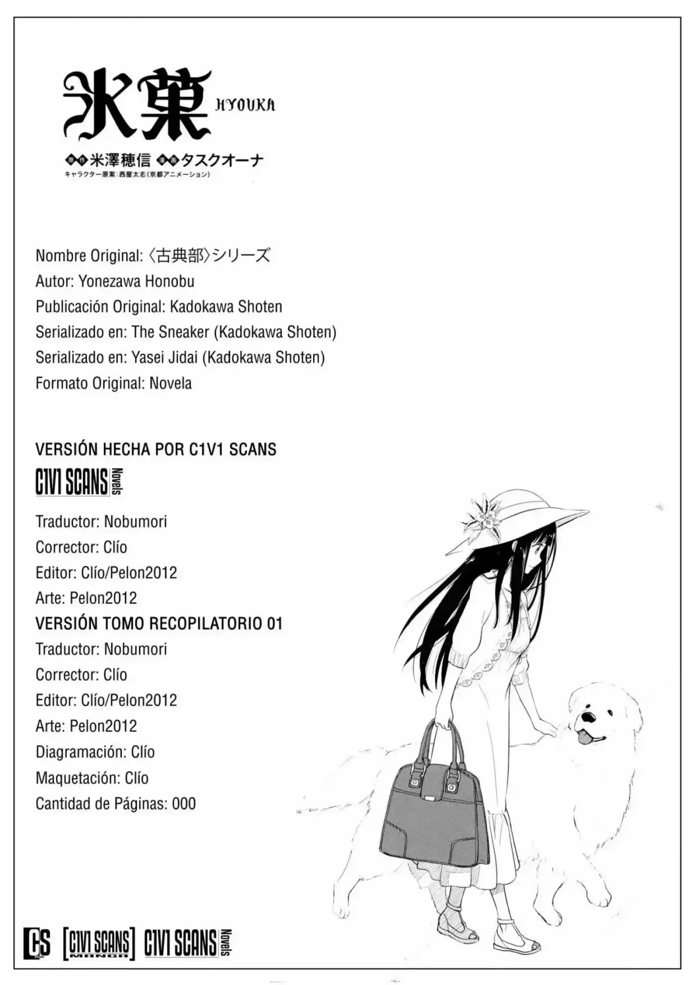 Hyouka (novela) (2001) - Capítulo  - Página 9 - LectorTMOo