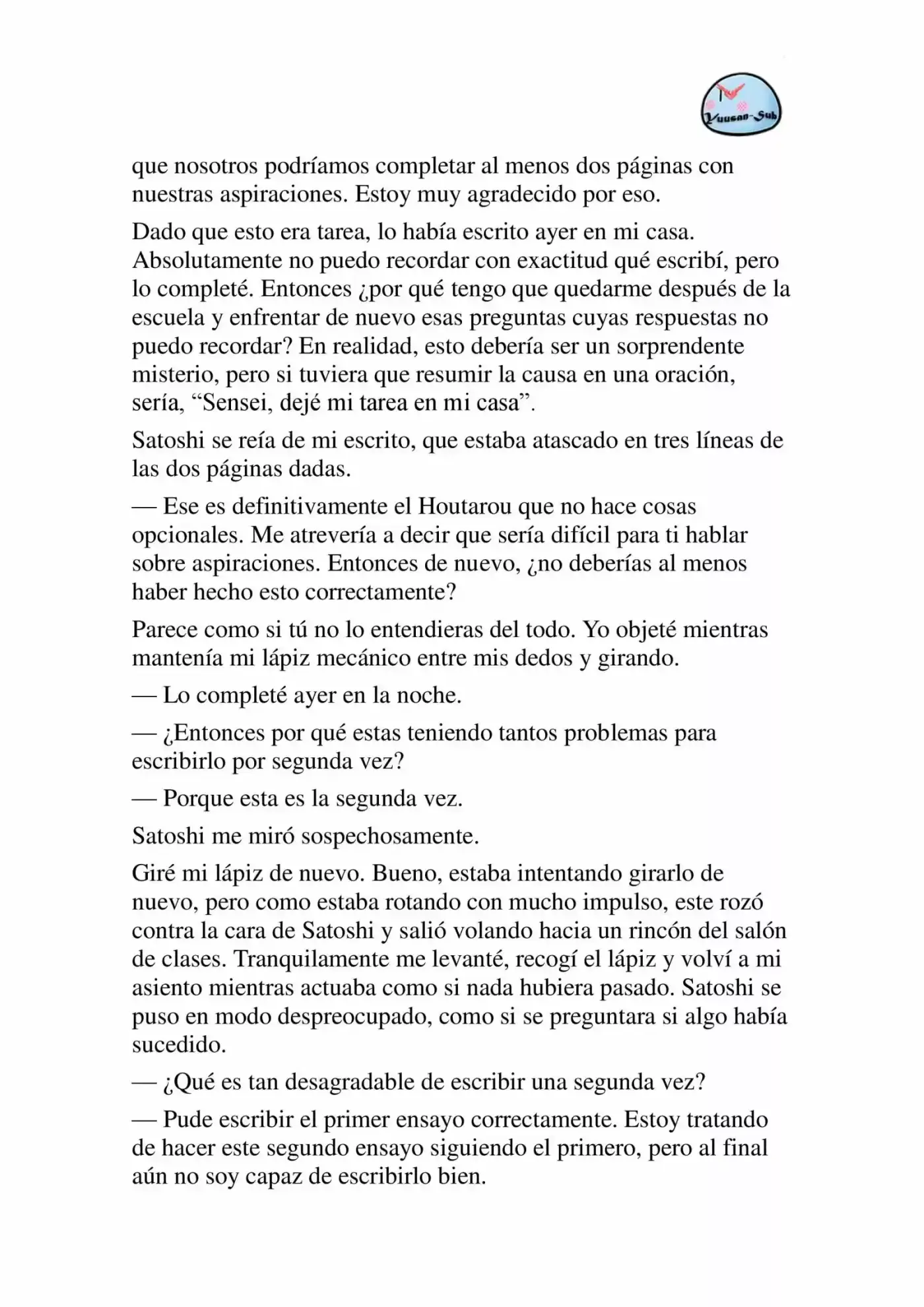 Hyouka (novela) (2001) - Capítulo 25 - Página 5 - LectorTMOo