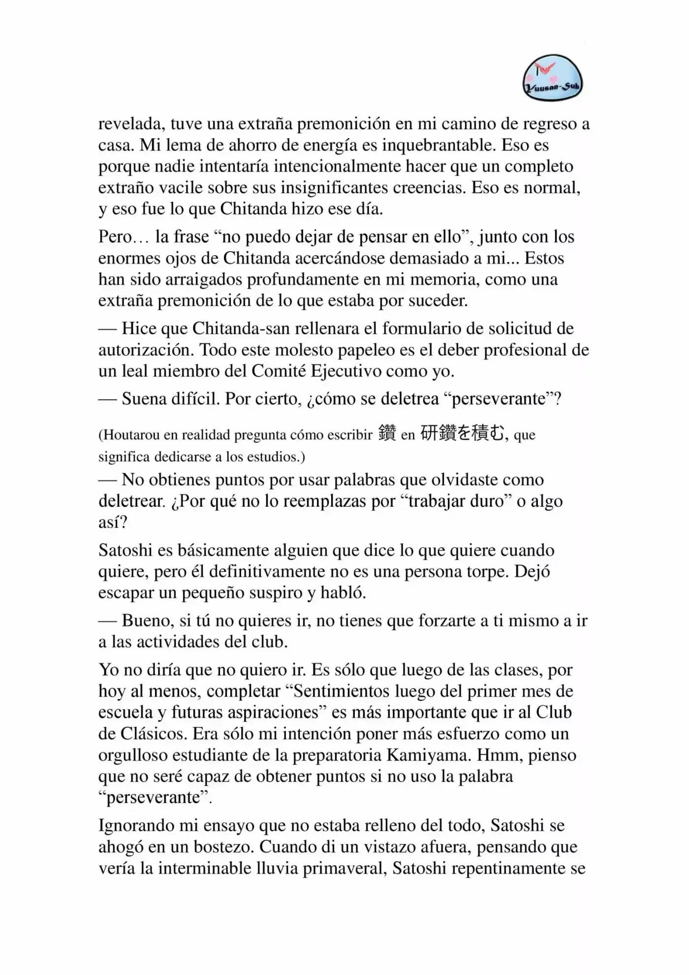 Hyouka (novela) (2001) - Capítulo 25 - Página 8 - LectorTMOo