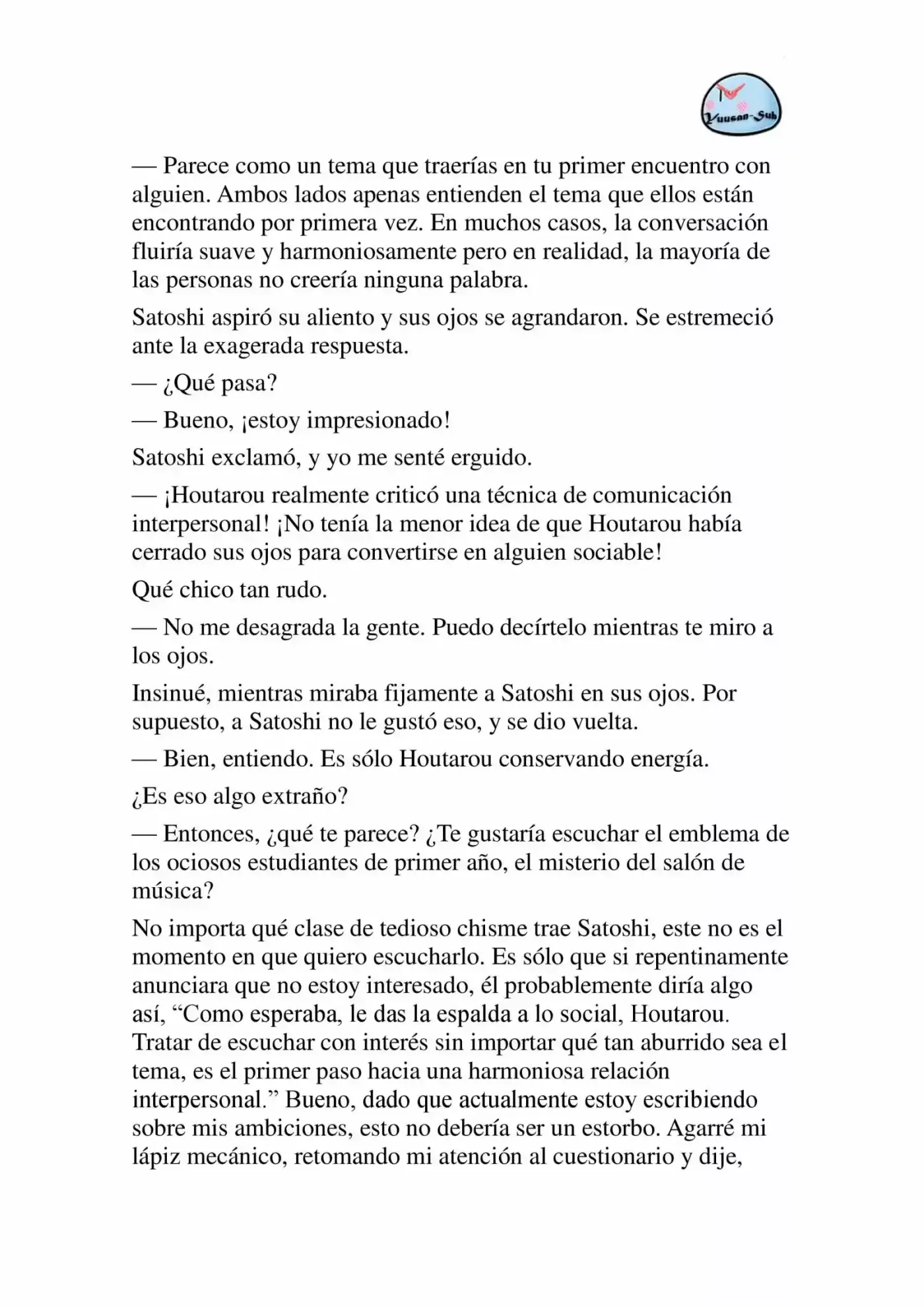 Hyouka (novela) (2001) - Capítulo 25 - Página 11 - LectorTMOo