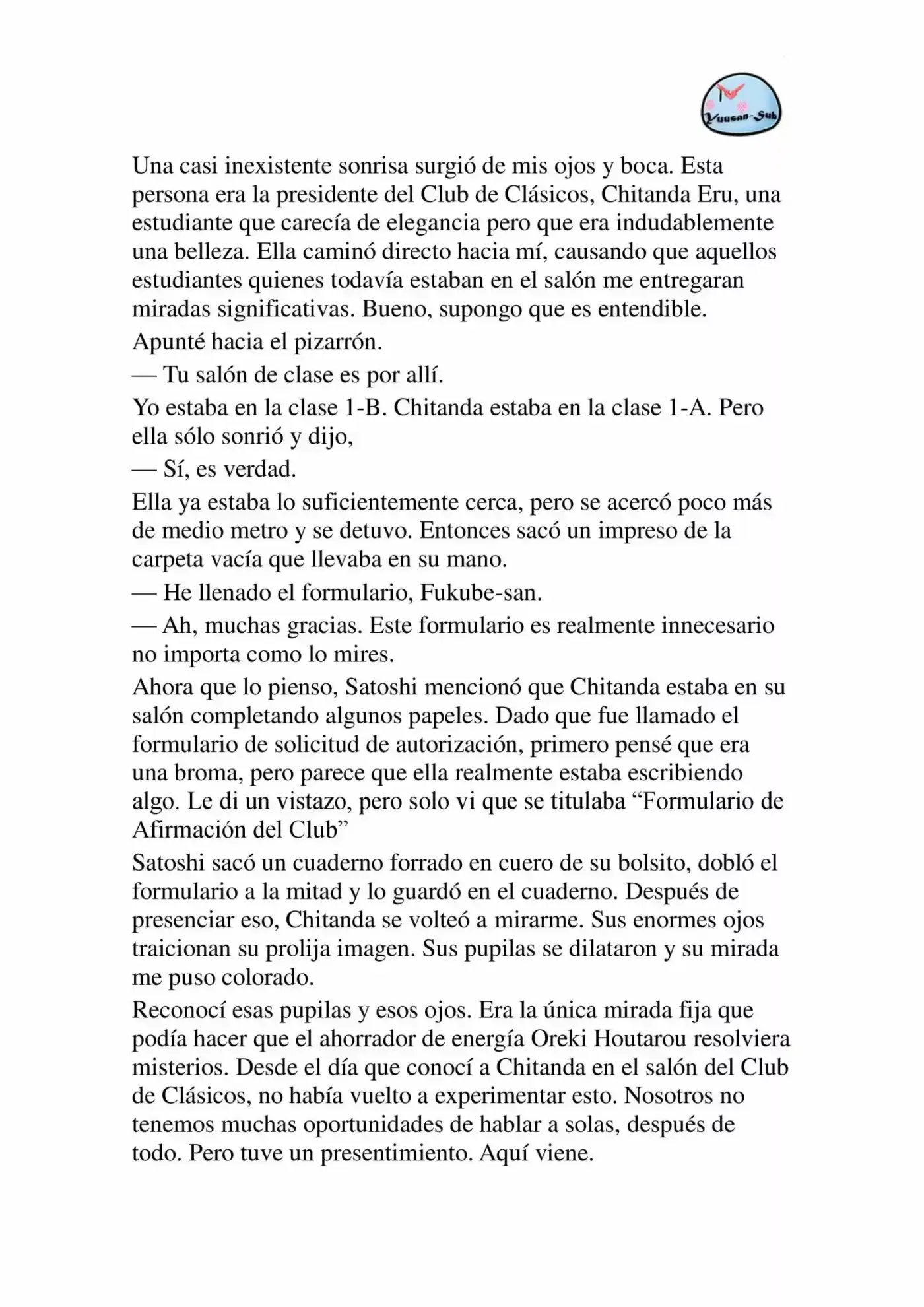 Hyouka (novela) (2001) - Capítulo 25 - Página 17 - LectorTMOo