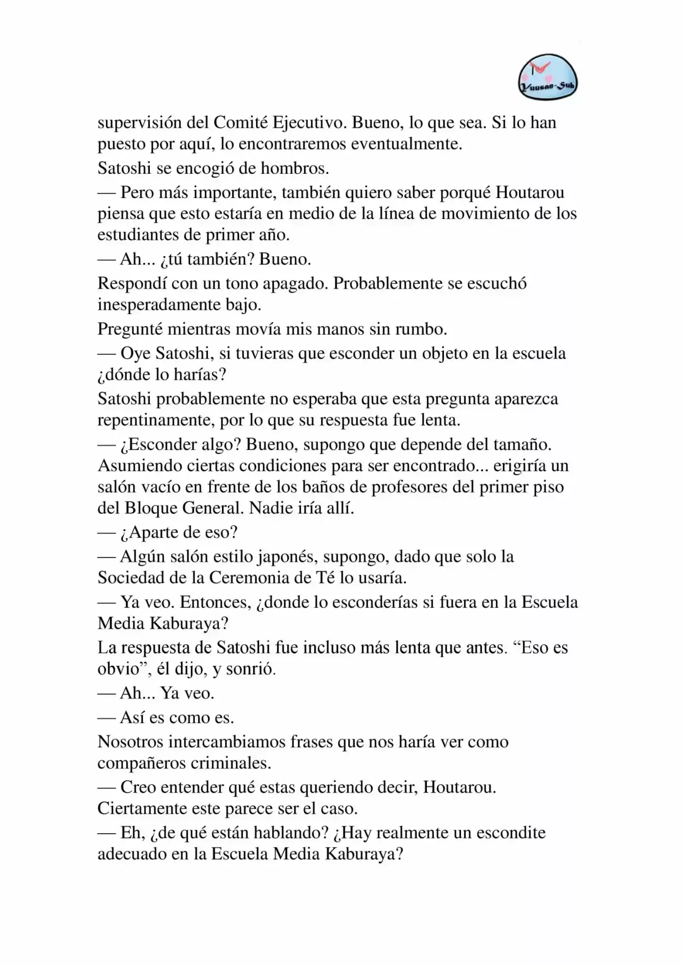Hyouka (novela) (2001) - Capítulo 25 - Página 31 - LectorTMOo
