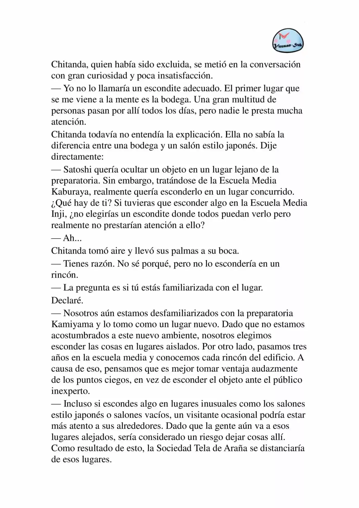 Hyouka (novela) (2001) - Capítulo 25 - Página 32 - LectorTMOo