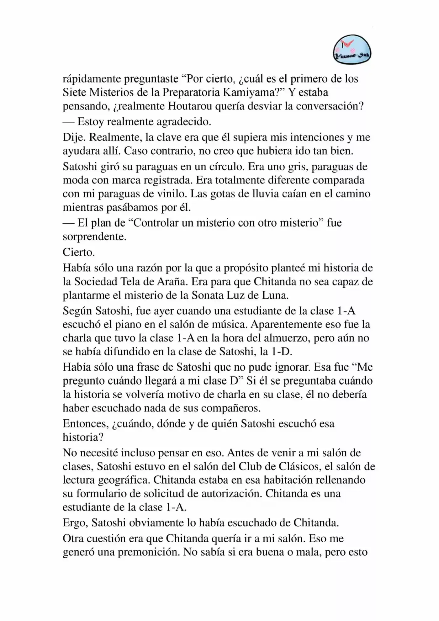 Hyouka (novela) (2001) - Capítulo 25 - Página 35 - LectorTMOo