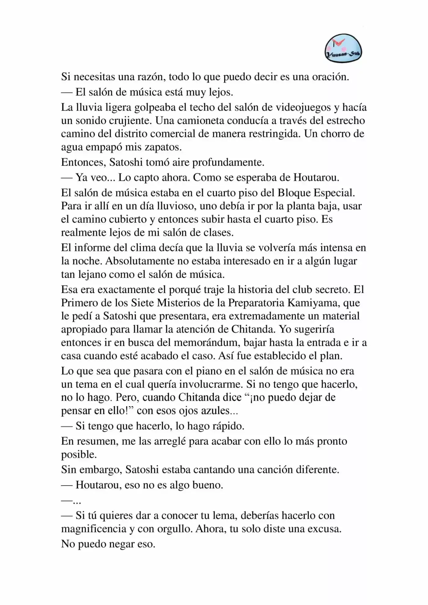 Hyouka (novela) (2001) - Capítulo 25 - Página 37 - LectorTMOo