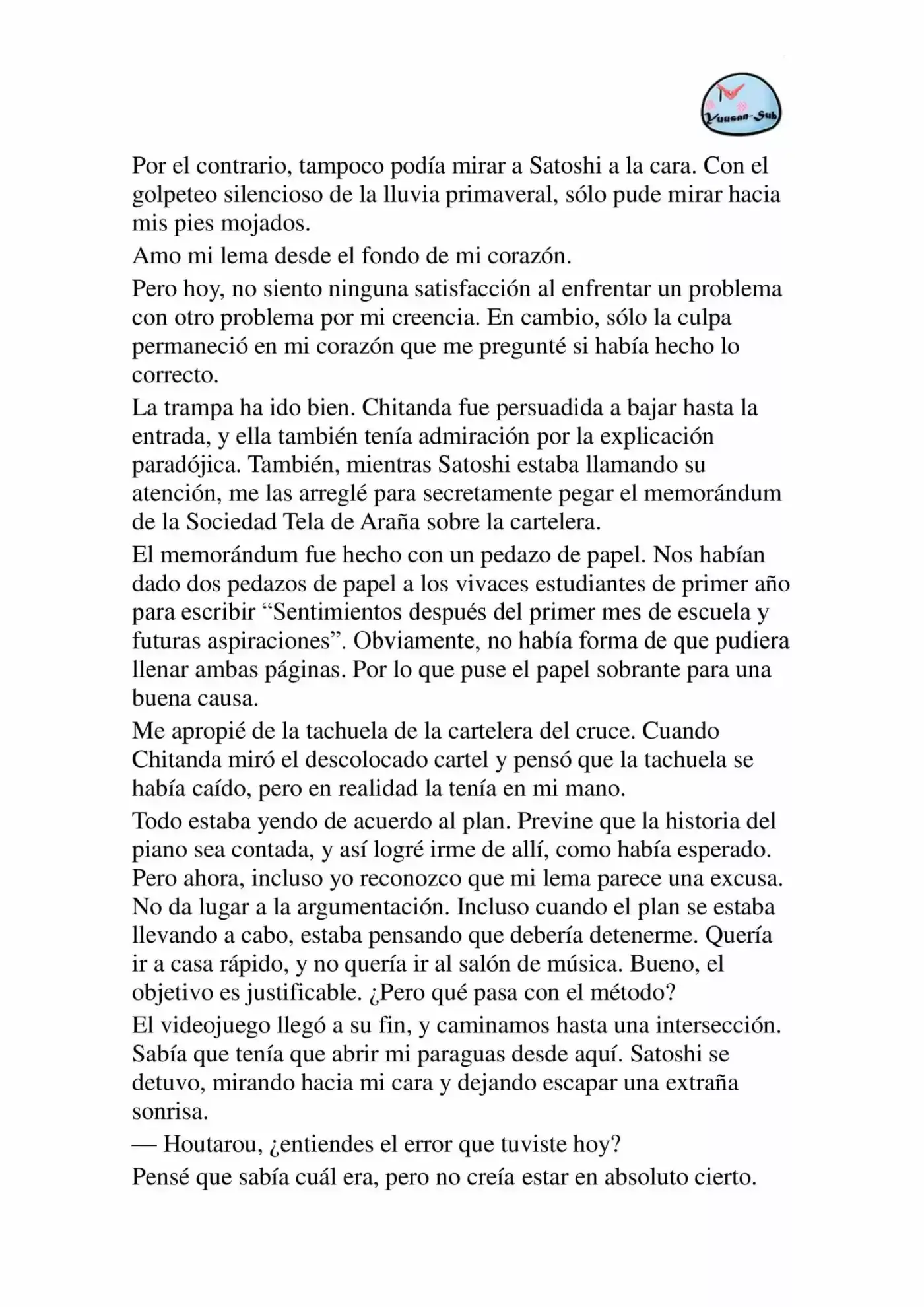 Hyouka (novela) (2001) - Capítulo 25 - Página 38 - LectorTMOo