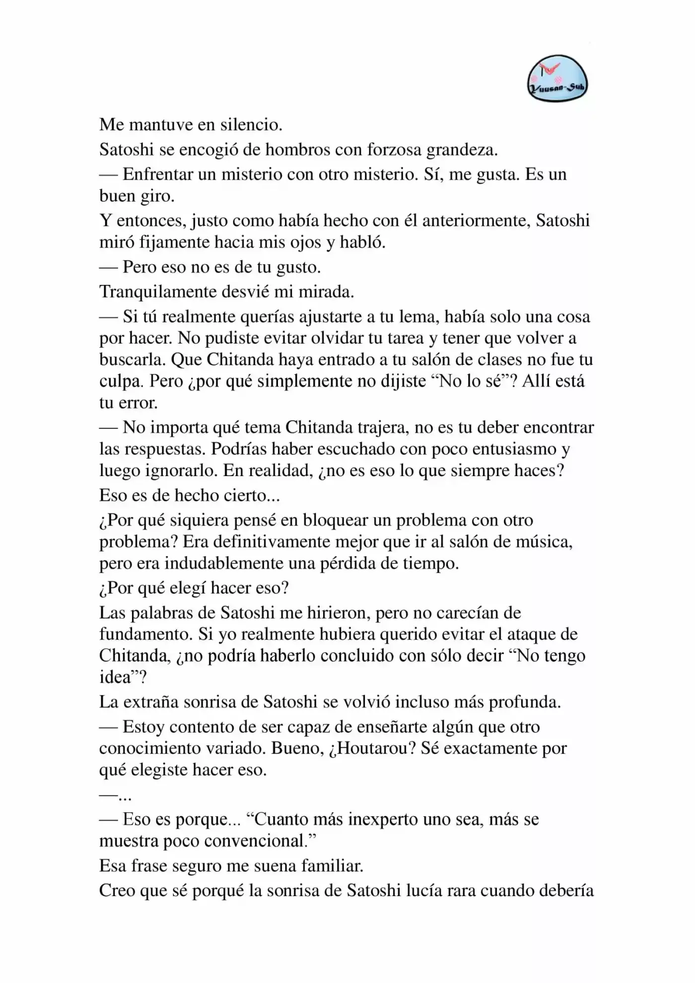 Hyouka (novela) (2001) - Capítulo 25 - Página 39 - LectorTMOo