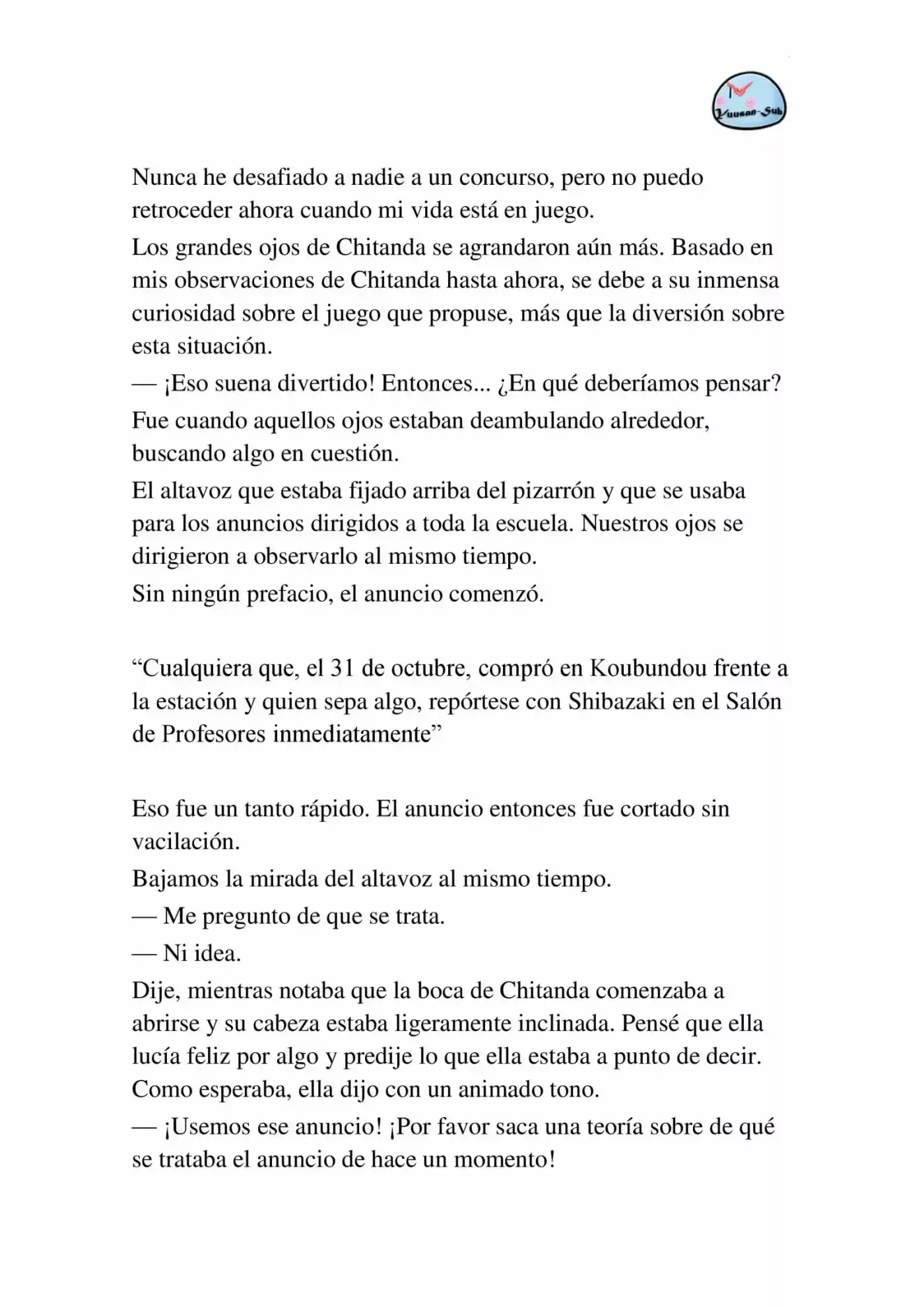 Hyouka (novela) (2001) - Capítulo 28 - Página 5 - LectorTMOo