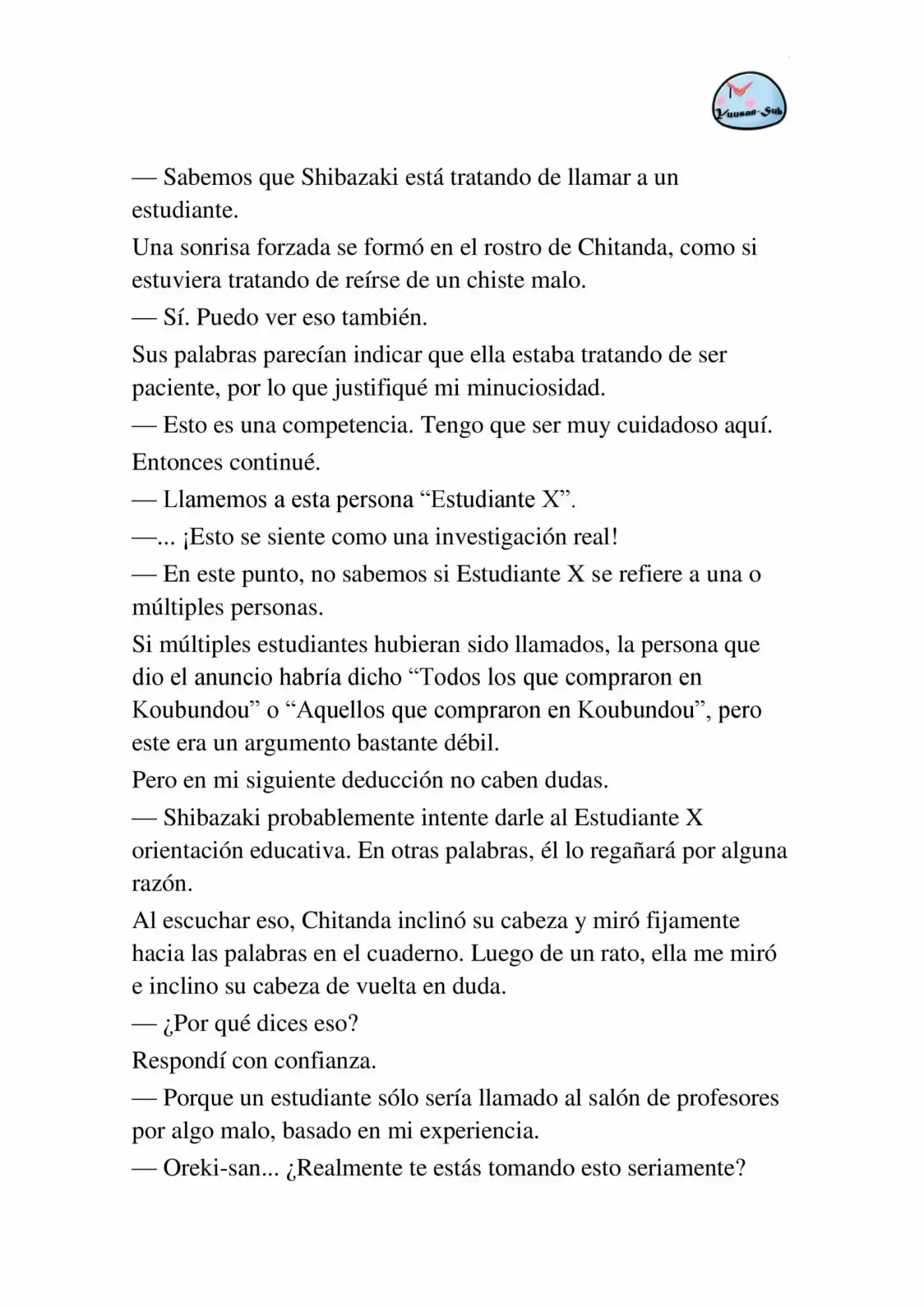 Hyouka (novela) (2001) - Capítulo 28 - Página 8 - LectorTMOo