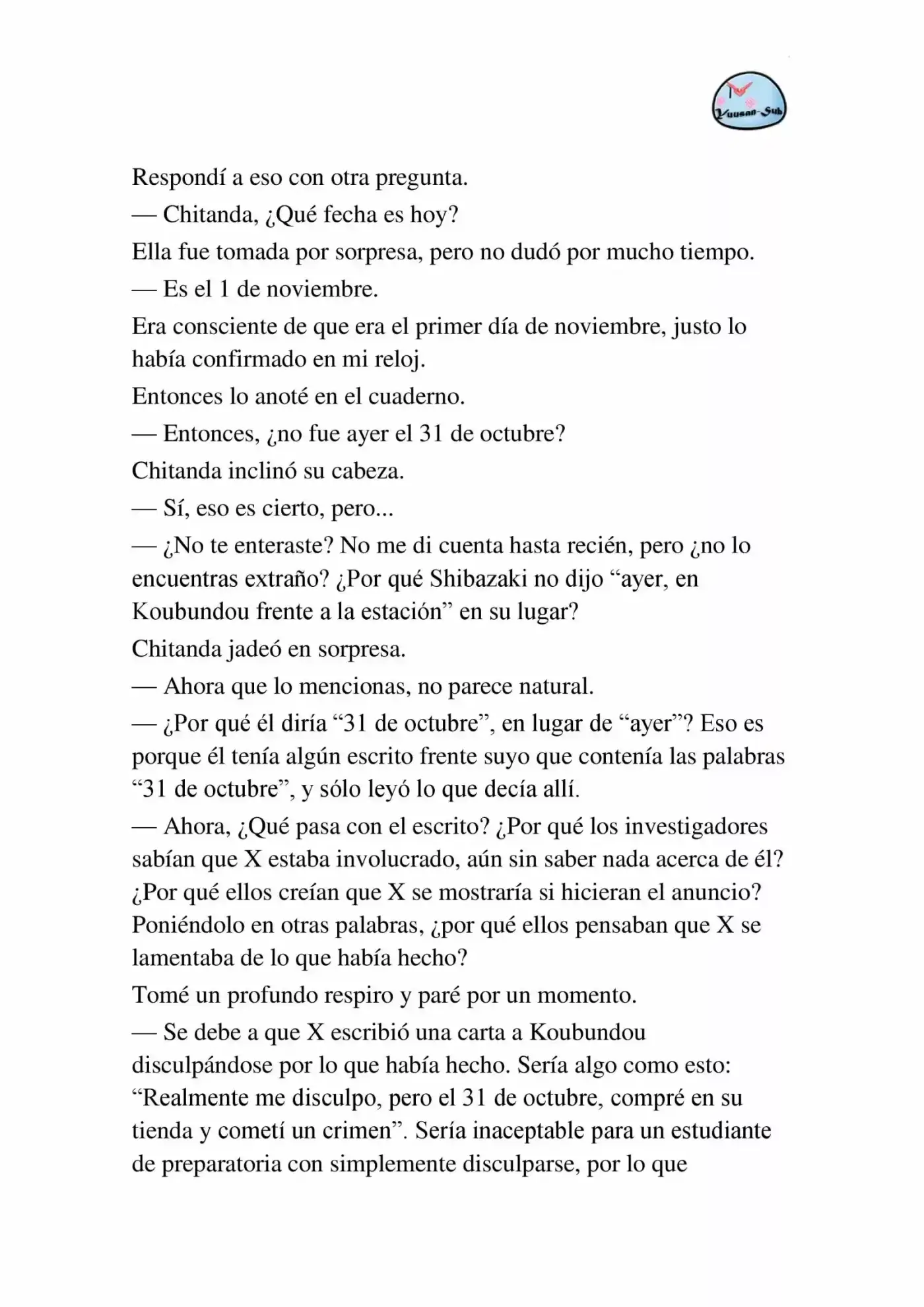 Hyouka (novela) (2001) - Capítulo 28 - Página 20 - LectorTMOo