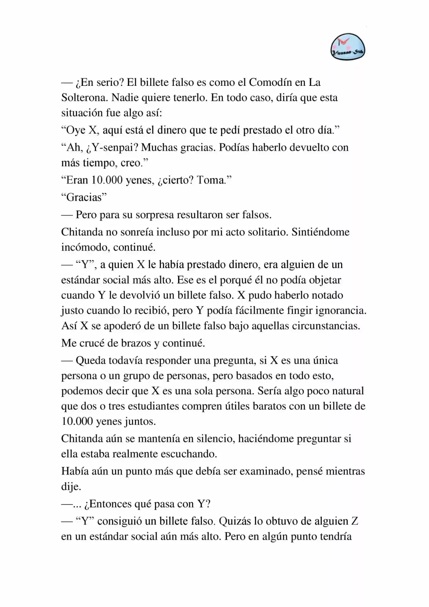 Hyouka (novela) (2001) - Capítulo 28 - Página 29 - LectorTMOo