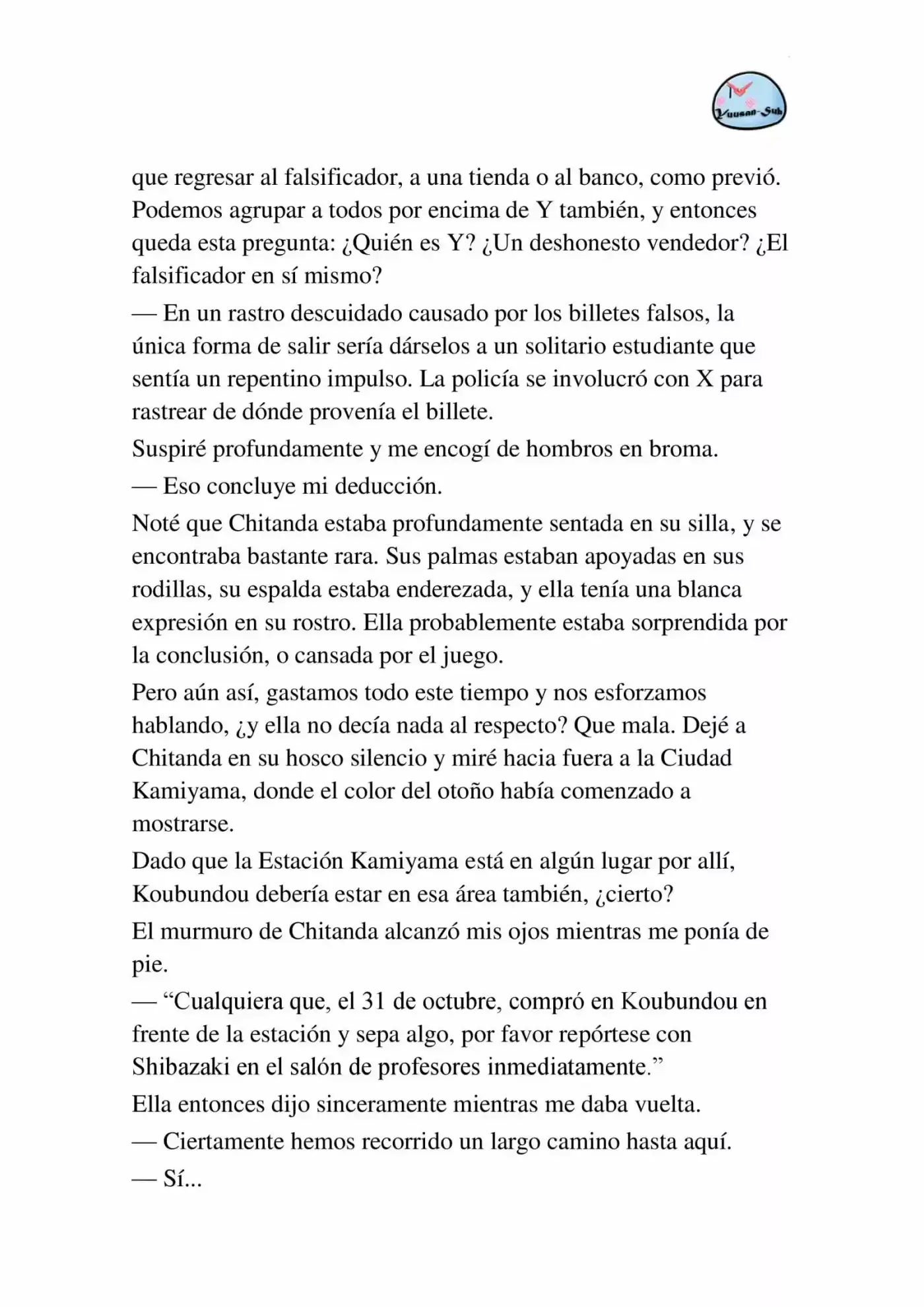 Hyouka (novela) (2001) - Capítulo 28 - Página 30 - LectorTMOo