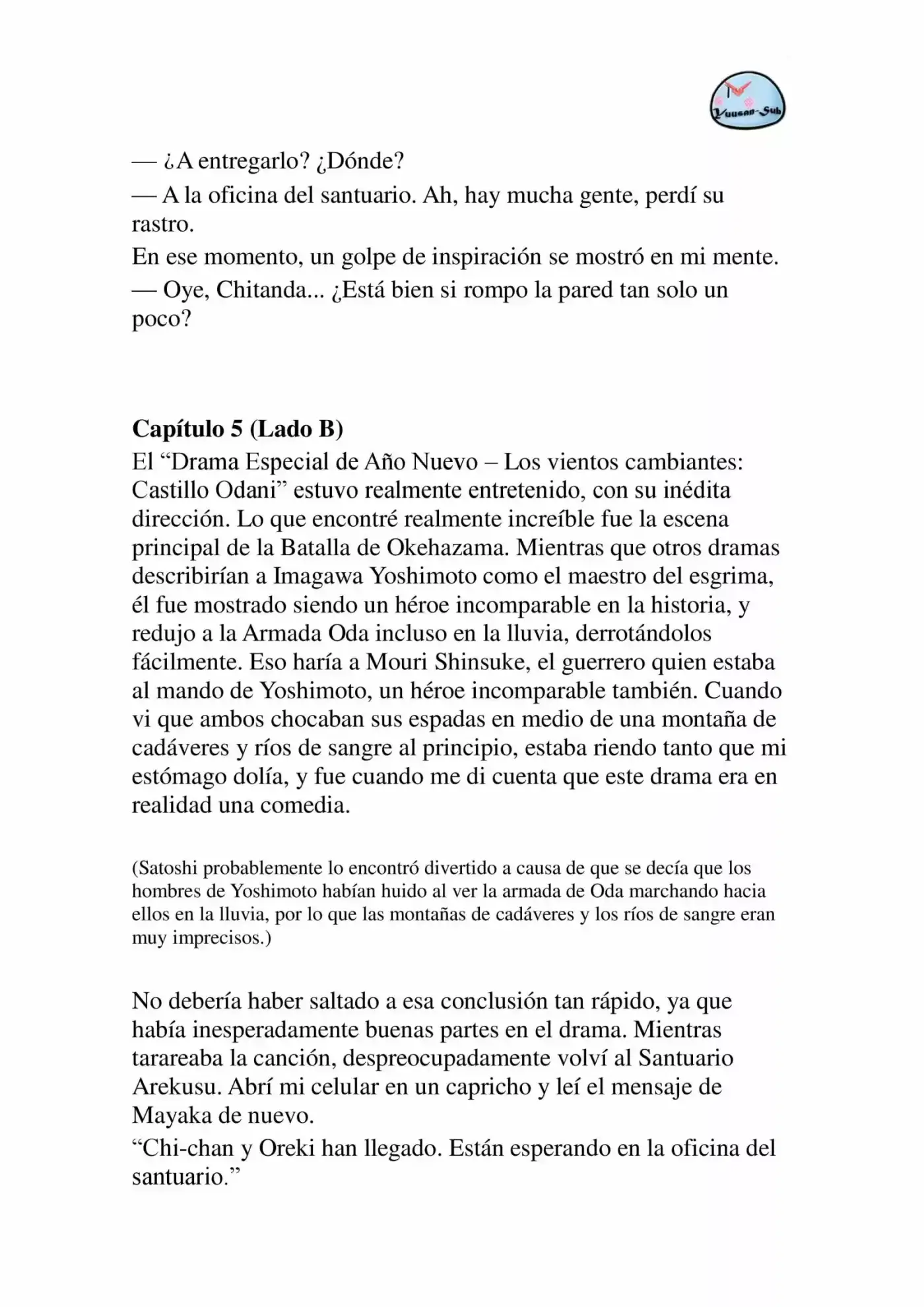 Hyouka (novela) (2001) - Capítulo 29.5 - Página 11 - LectorTMOo