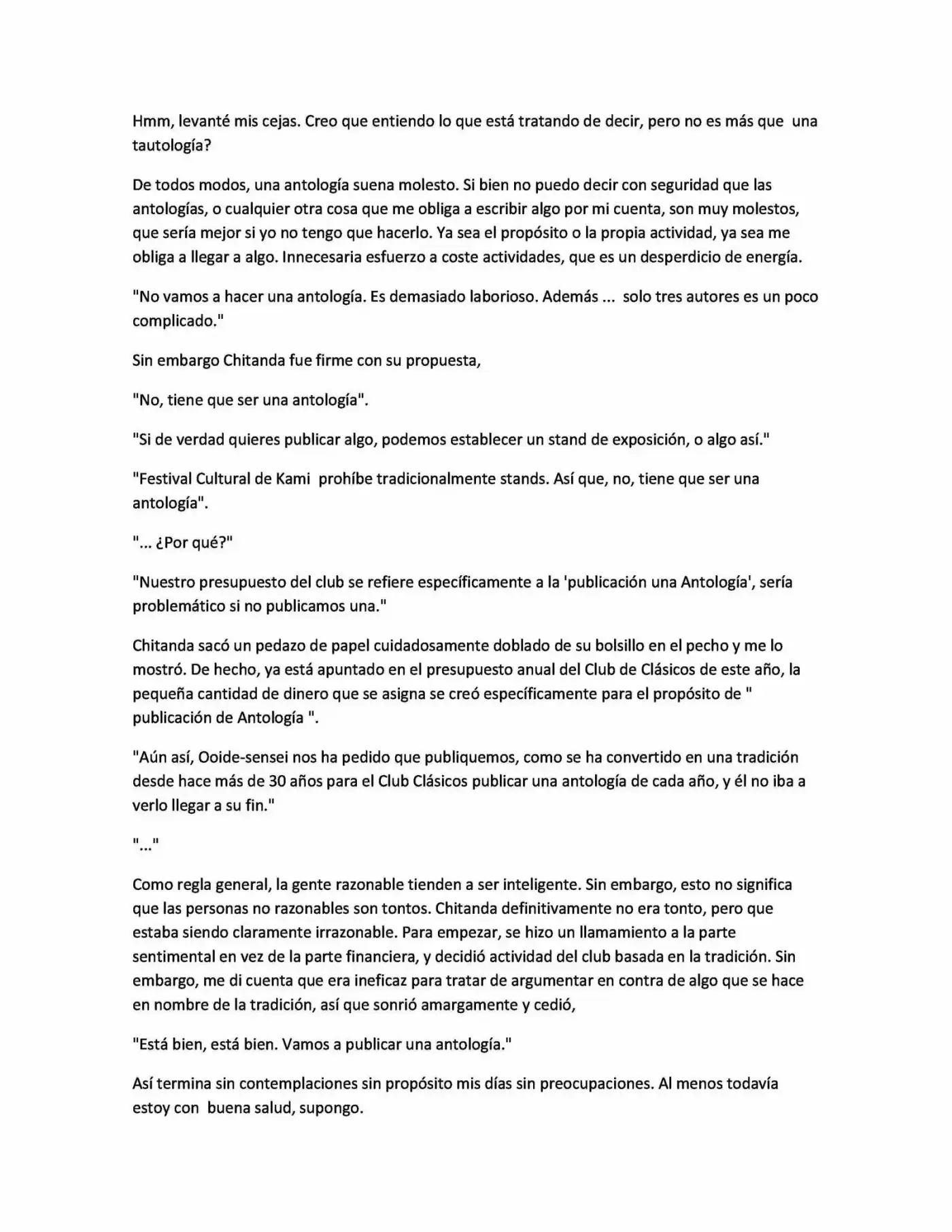 Hyouka (novela) (2001) - Capítulo 3 - Página 5 - LectorTMOo