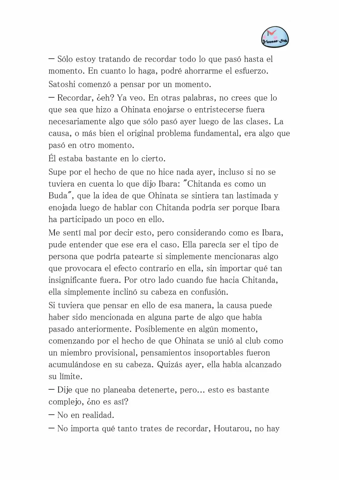 Hyouka (novela) (2001) - Capítulo 32 - Página 22 - LectorTMOo