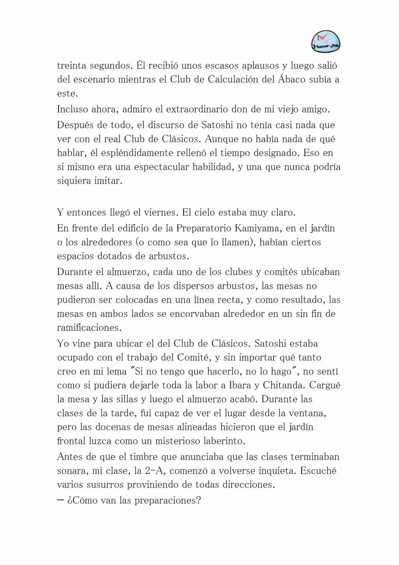 Hyouka (novela) (2001) - Capítulo 33 - Página 8 - LectorTMOo