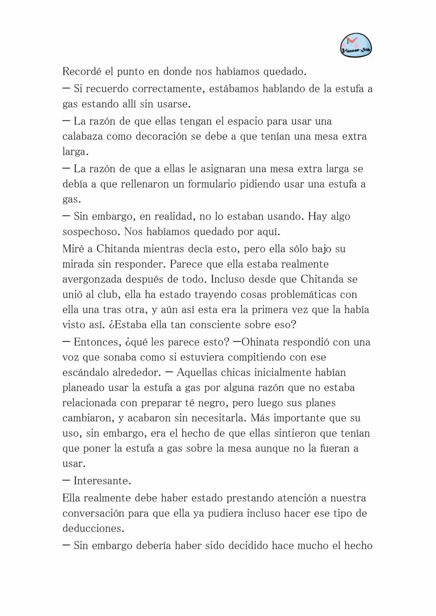 Hyouka (novela) (2001) - Capítulo 33 - Página 34 - LectorTMOo