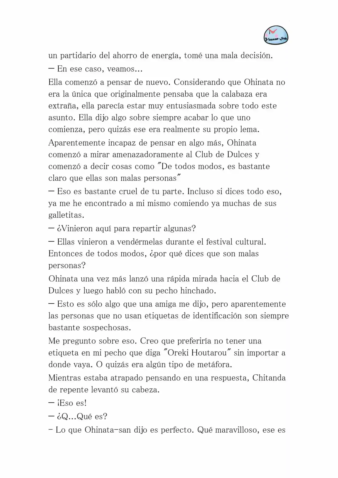 Hyouka (novela) (2001) - Capítulo 33 - Página 36 - LectorTMOo