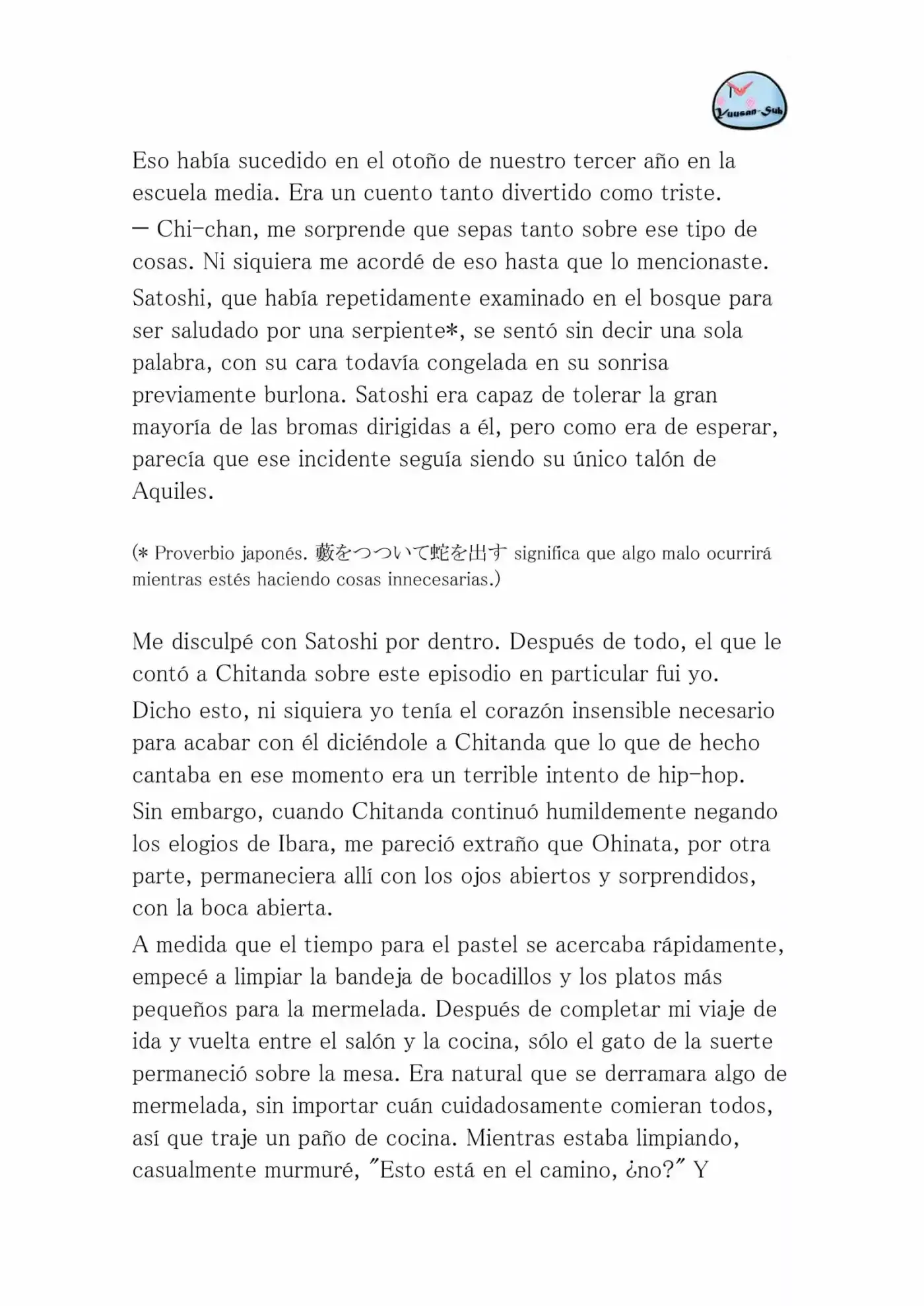 Hyouka (novela) (2001) - Capítulo 34 - Página 33 - LectorTMOo