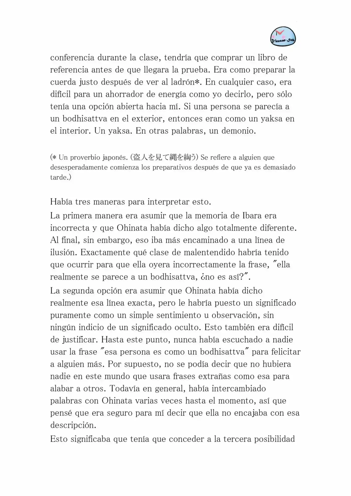 Hyouka (novela) (2001) - Capítulo 35 - Página 7 - LectorTMOo