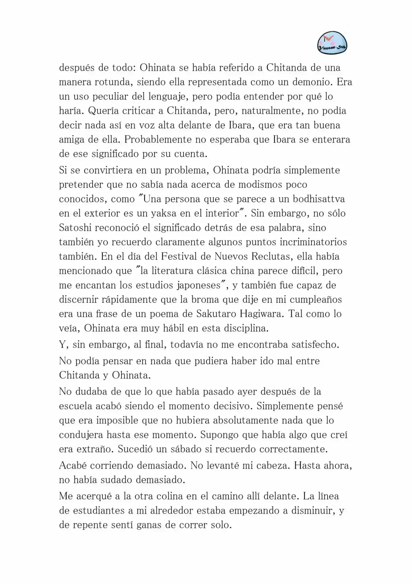 Hyouka (novela) (2001) - Capítulo 35 - Página 8 - LectorTMOo