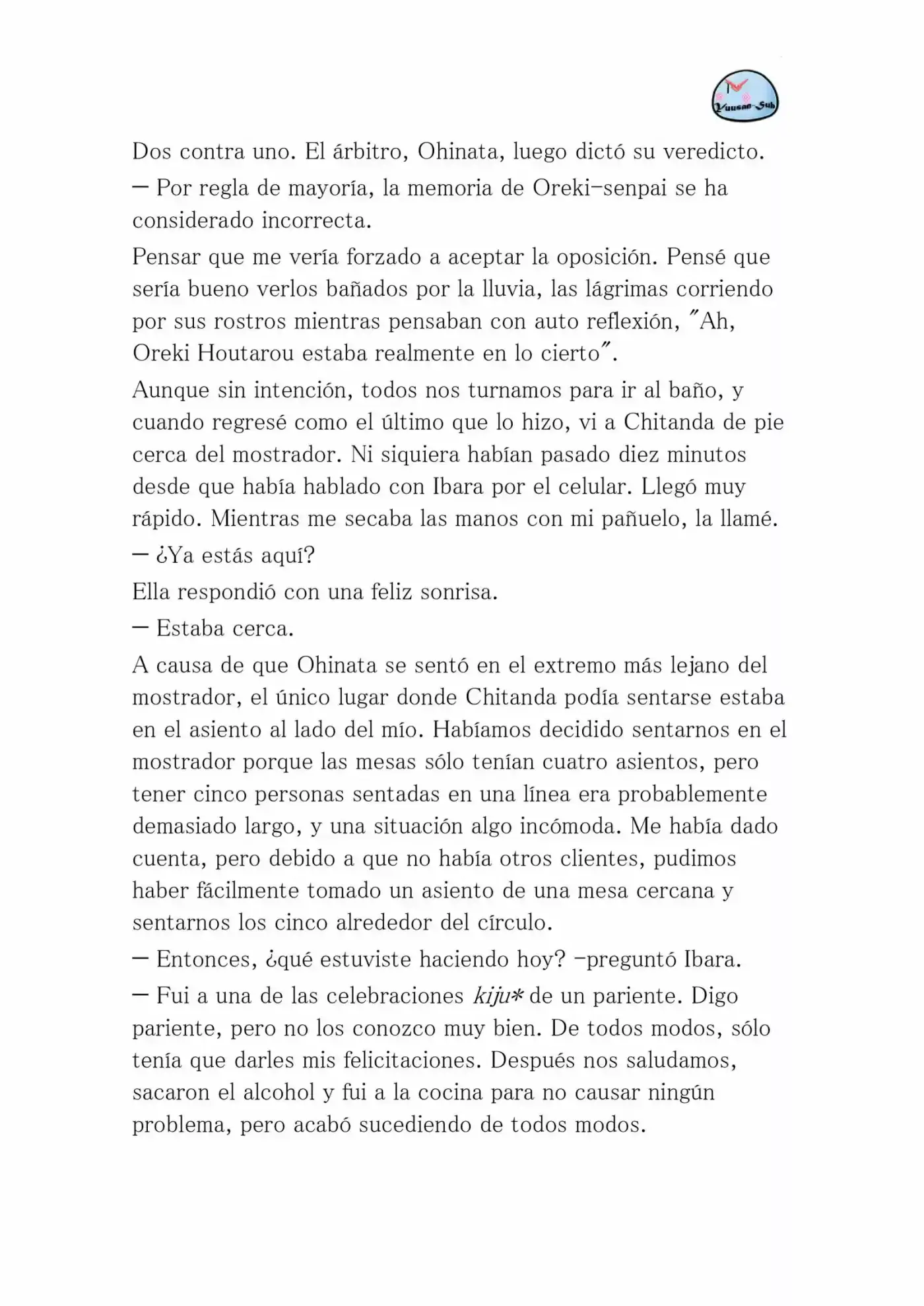 Hyouka (novela) (2001) - Capítulo 35 - Página 33 - LectorTMOo