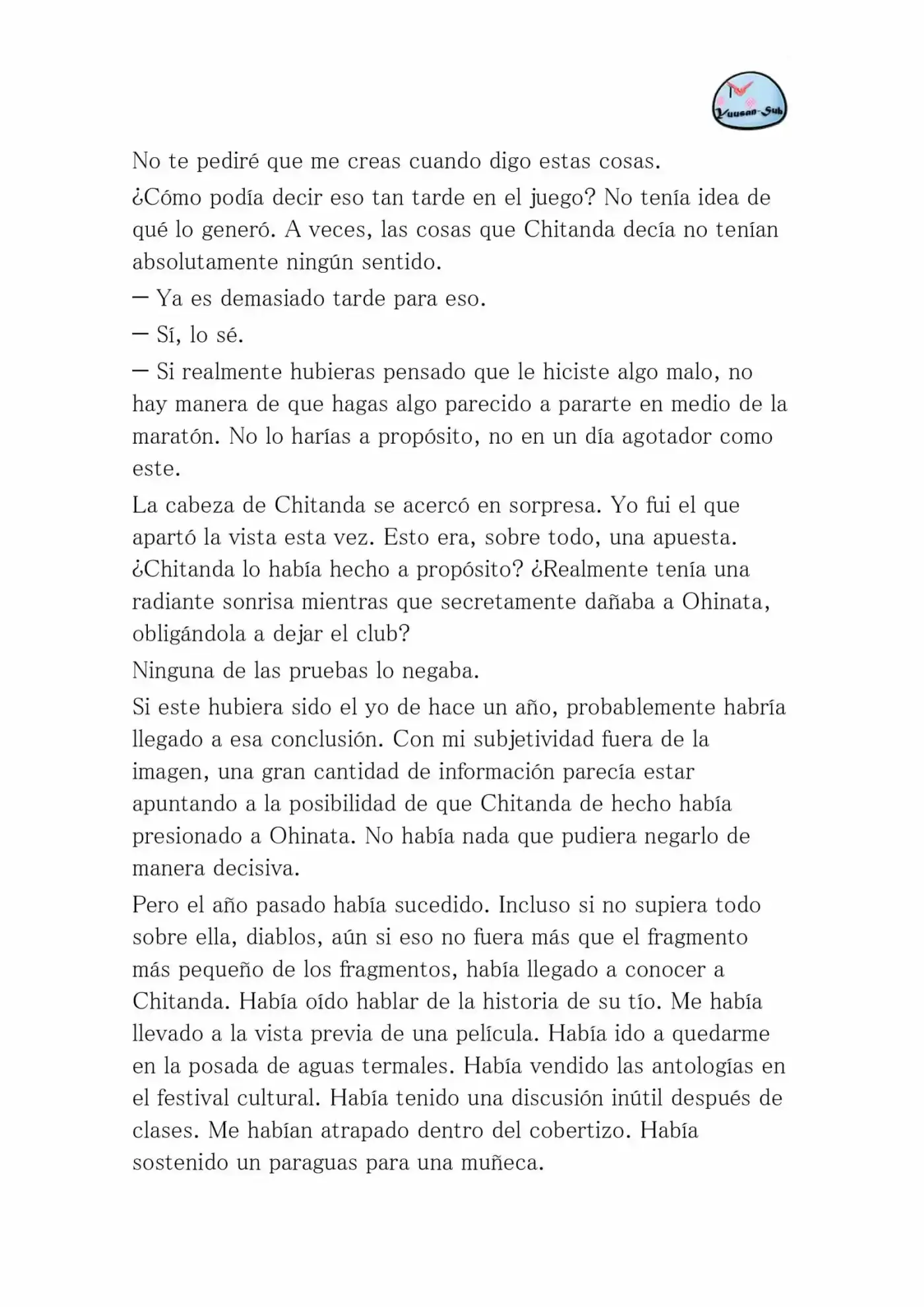 Hyouka (novela) (2001) - Capítulo 36 - Página 36 - LectorTMOo