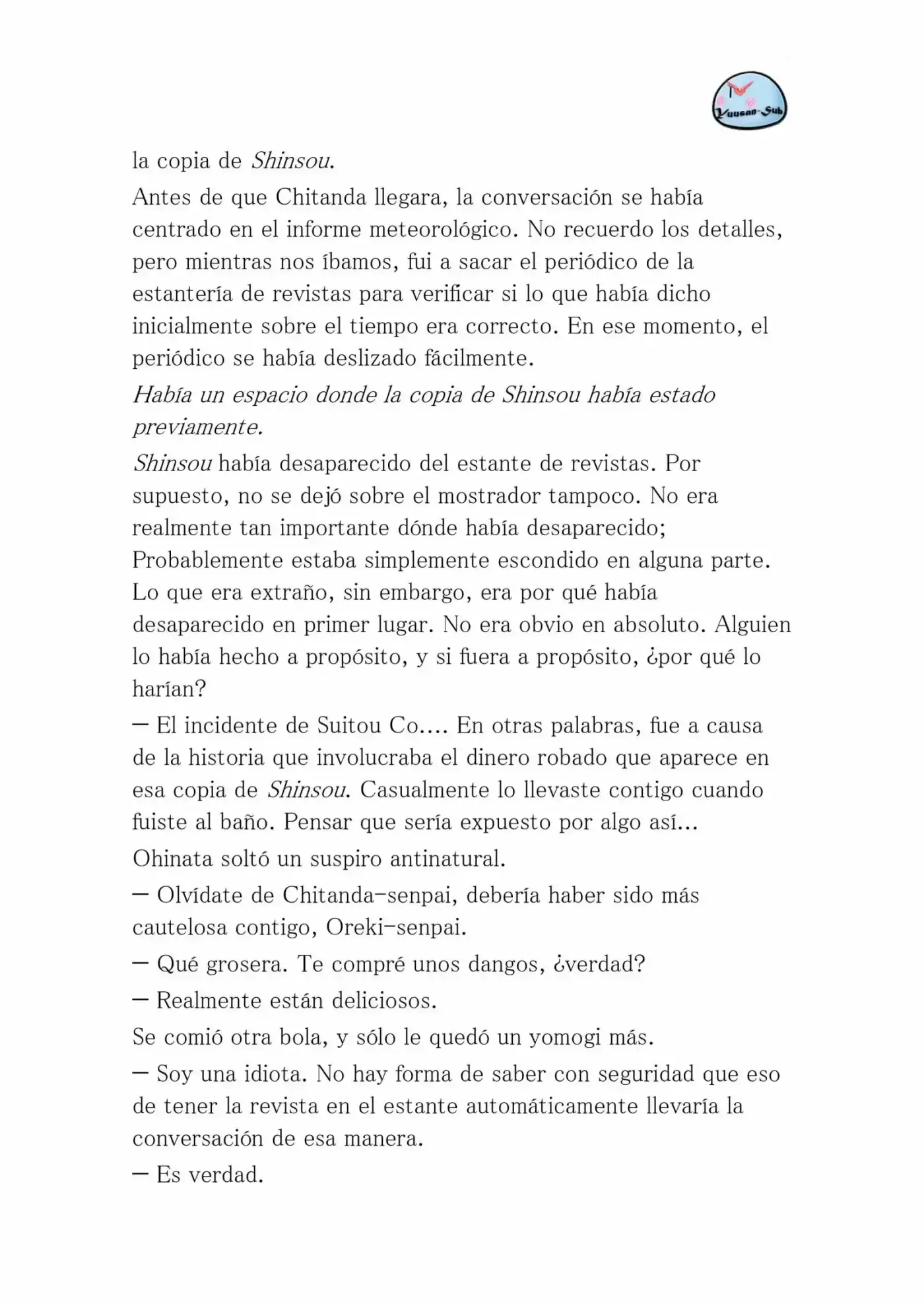 Hyouka (novela) (2001) - Capítulo 37 - Página 37 - LectorTMOo