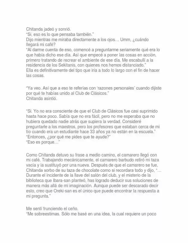 Hyouka (novela) (2001) - Capítulo 4 - Página 6 - LectorTMOo
