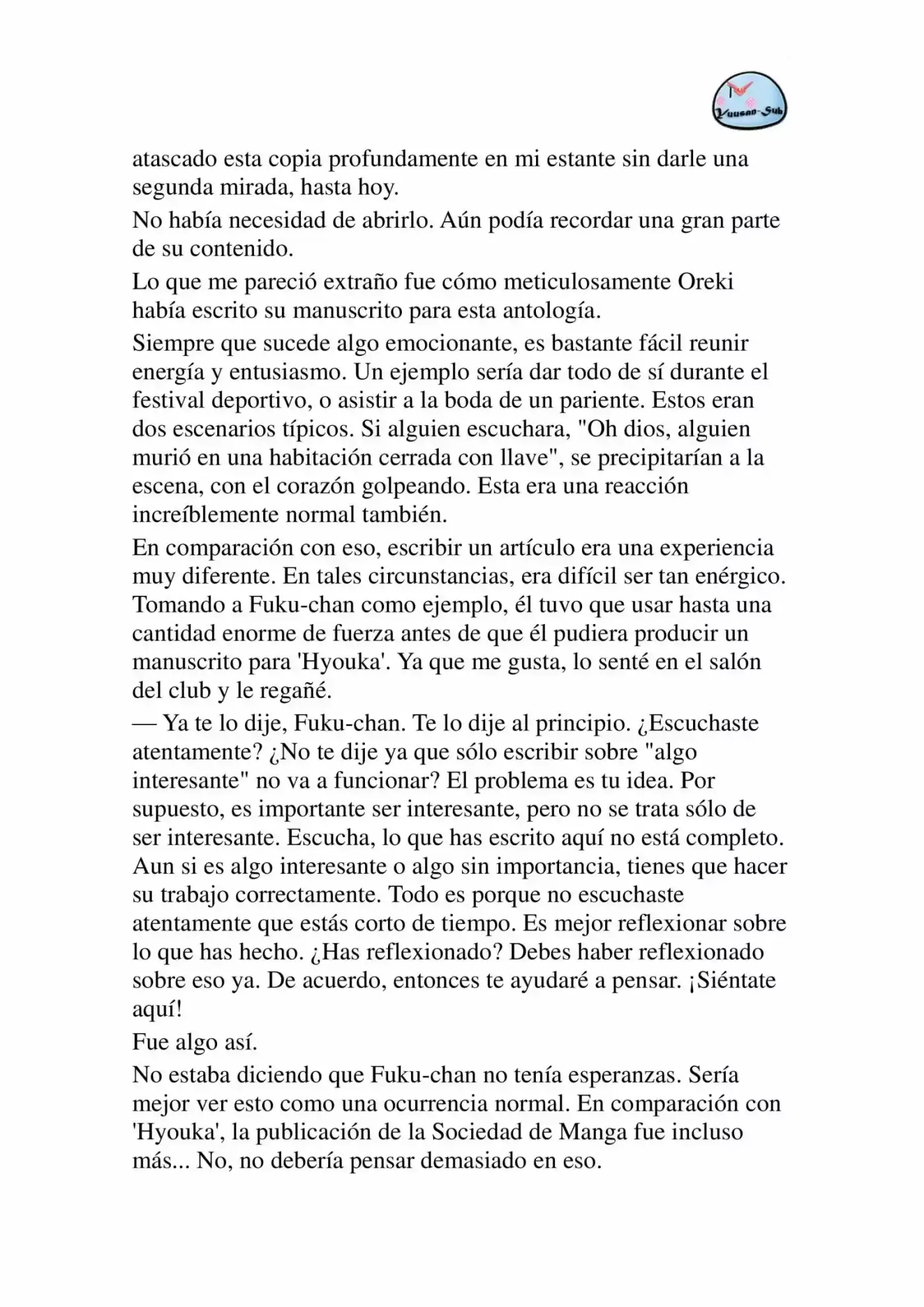 Hyouka (novela) (2001) - Capítulo 40 - Página 18 - LectorTMOo