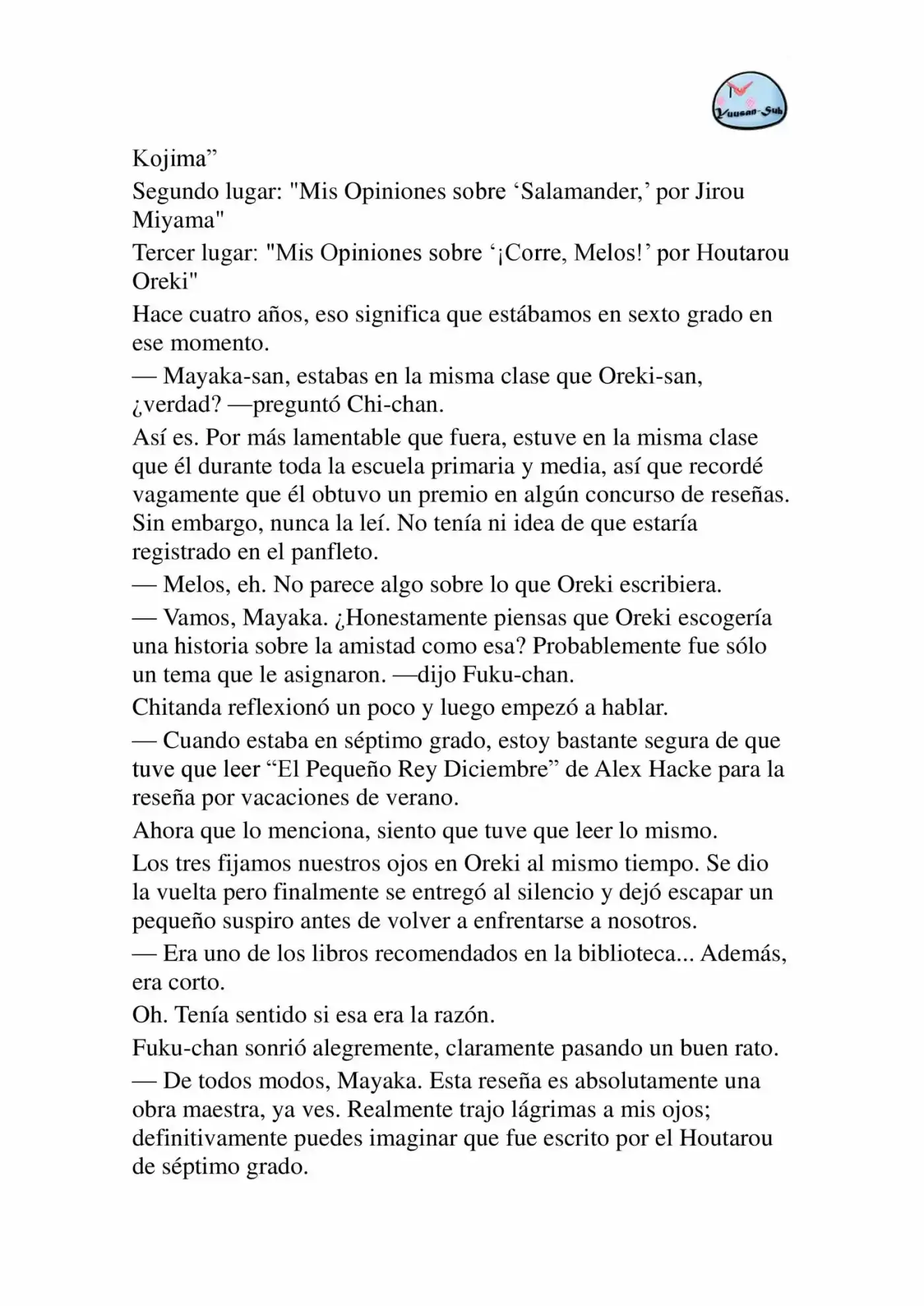 Hyouka (novela) (2001) - Capítulo 42 - Página 8 - LectorTMOo