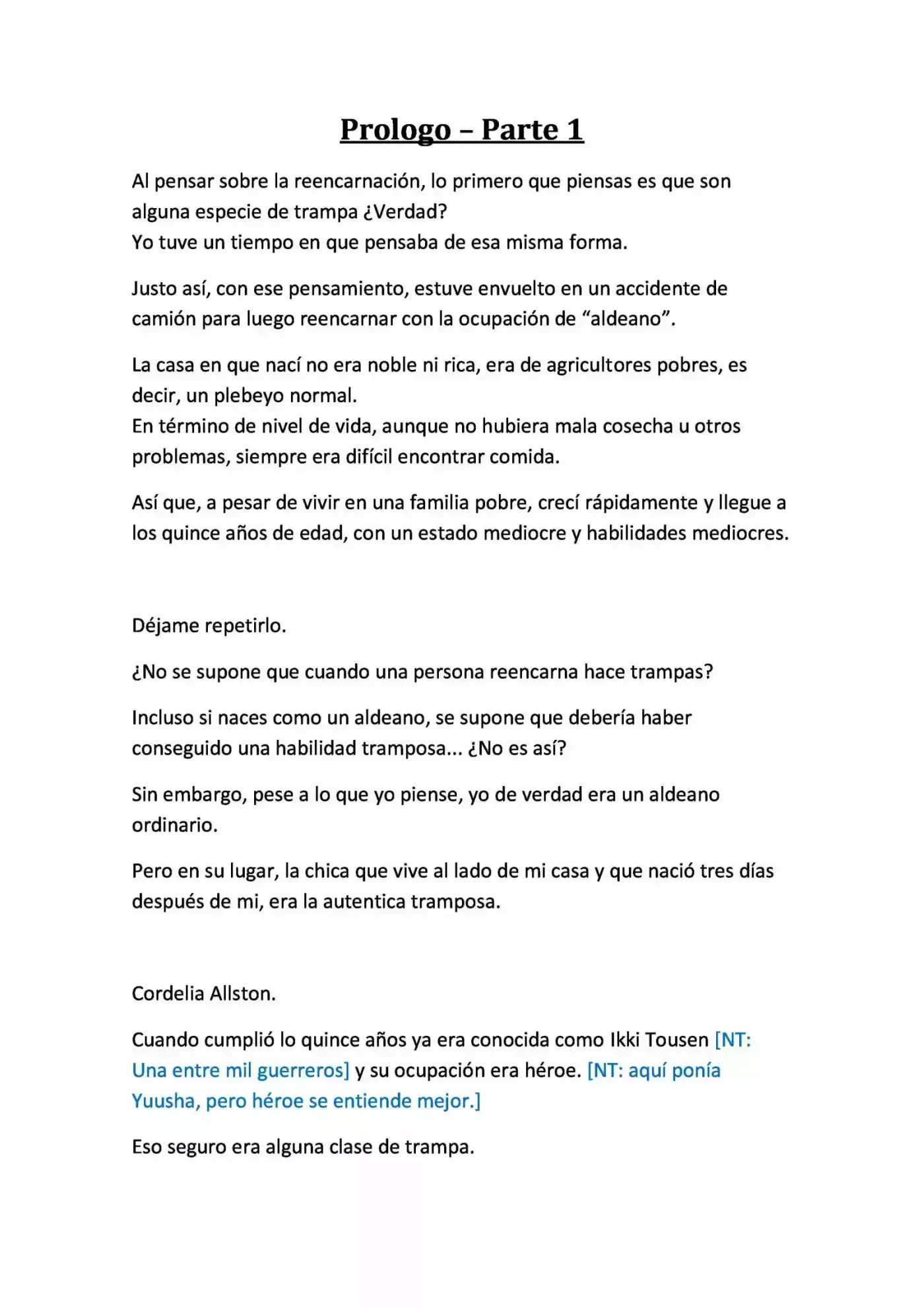 I am a villager, what about it? (2016) - Capítulo 0.1 - Página 3 - LectorTMOo