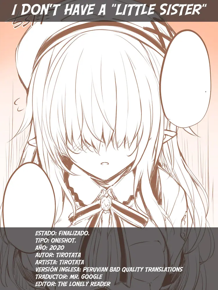 I Don't Have a "Little Sister" (2020) - Capítulo 0.01 - Página 1 - LectorTMOo
