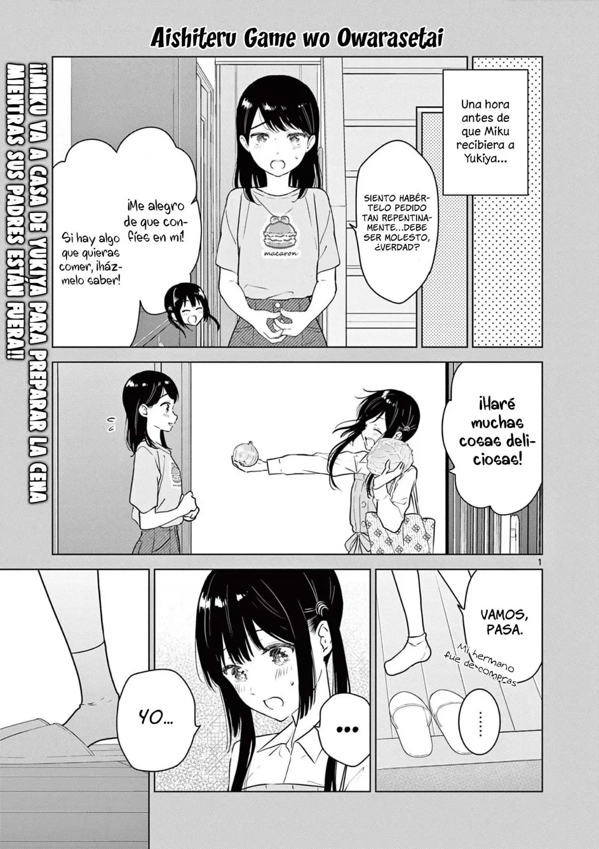 I Want to End the Game That I Love (Aishiteru Game wo Owarasetai) (2021) - Capítulo 15 - Página 4 - LectorTMOo