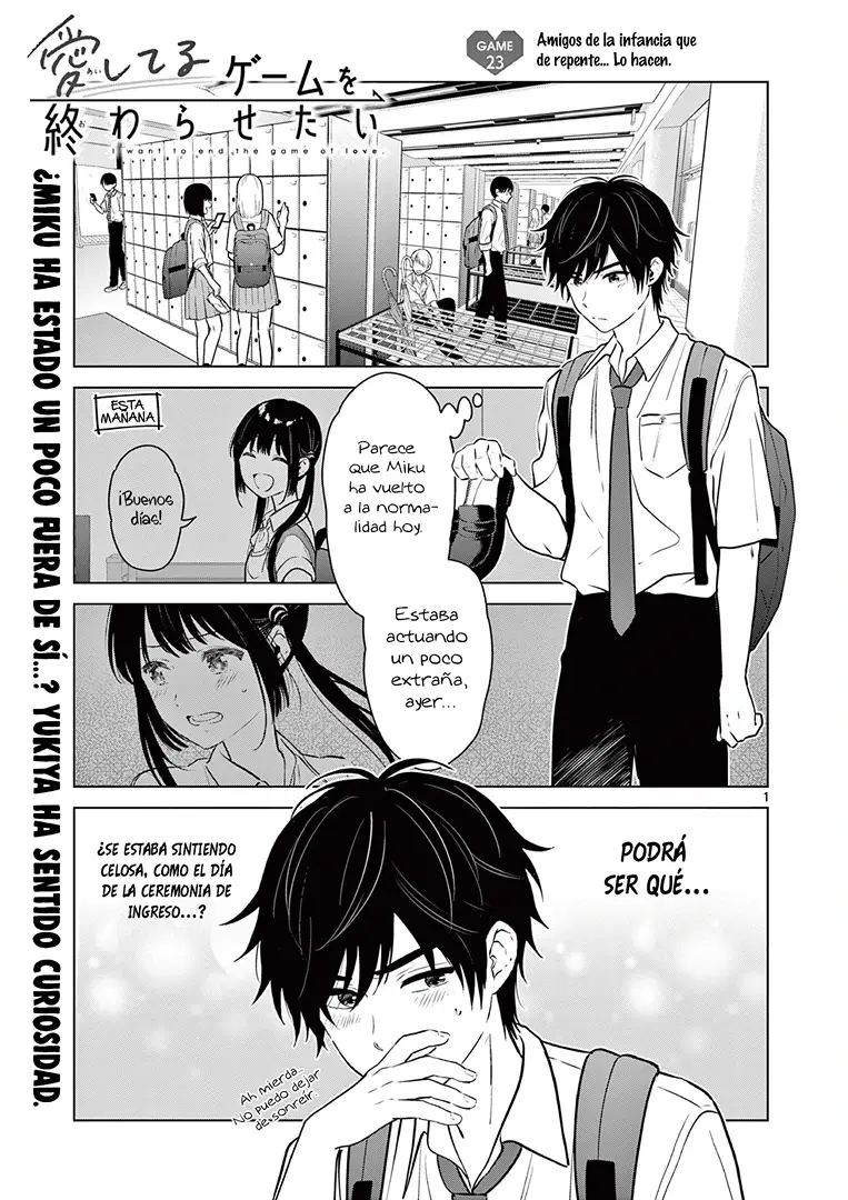 I Want to End the Game That I Love (Aishiteru Game wo Owarasetai) (2021) - Capítulo 23 - Página 2 - LectorTMOo