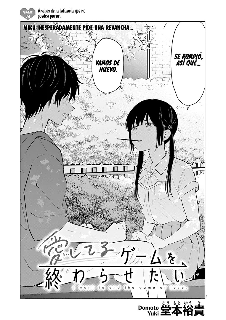 I Want to End the Game That I Love (Aishiteru Game wo Owarasetai) (2021) - Capítulo 24 - Página 2 - LectorTMOo
