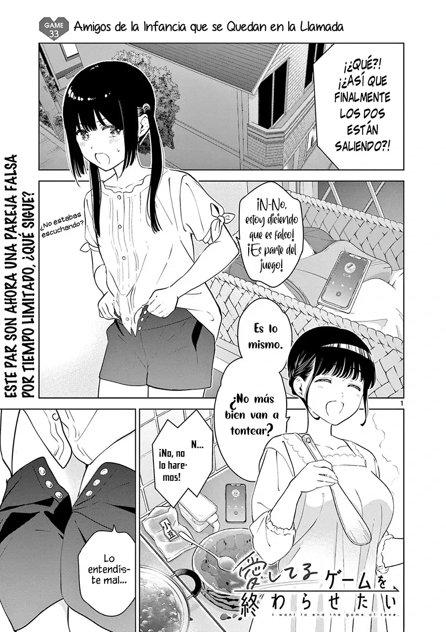 I Want to End the Game That I Love (Aishiteru Game wo Owarasetai) (2021) - Capítulo 33 - Página 4 - LectorTMOo