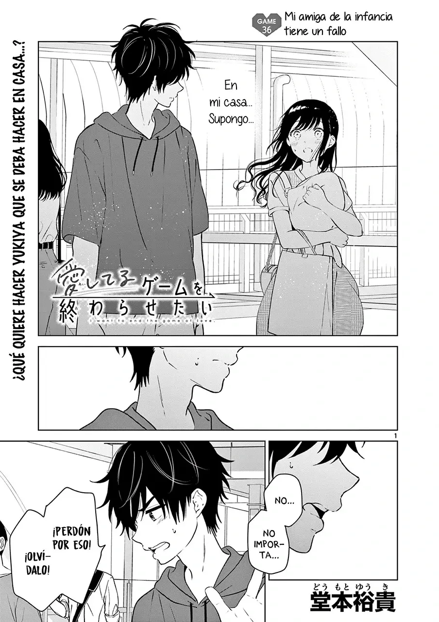 I Want to End the Game That I Love (Aishiteru Game wo Owarasetai) (2021) - Capítulo 36 - Página 4 - LectorTMOo