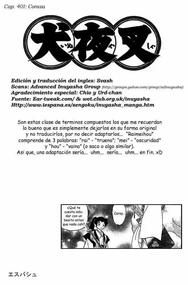 Inuyasha (1996) - Capítulo 401 - Página 19 - LectorTMOo