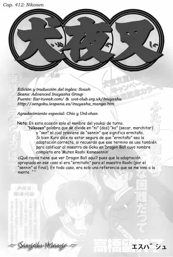 Inuyasha (1996) - Capítulo 412 - Página 21 - LectorTMOo