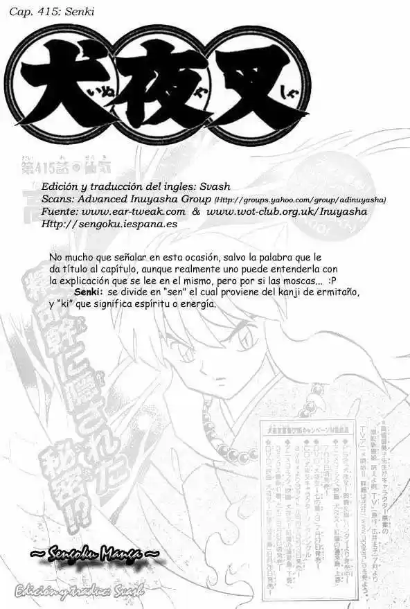 Inuyasha (1996) - Capítulo 415 - Página 19 - LectorTMOo