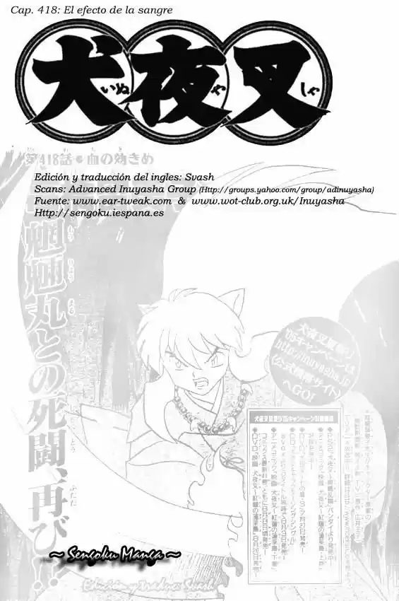 Inuyasha (1996) - Capítulo 418 - Página 19 - LectorTMOo